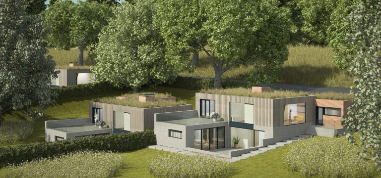 Loggersheads 4 bed detached carbon-neutral eco-homes